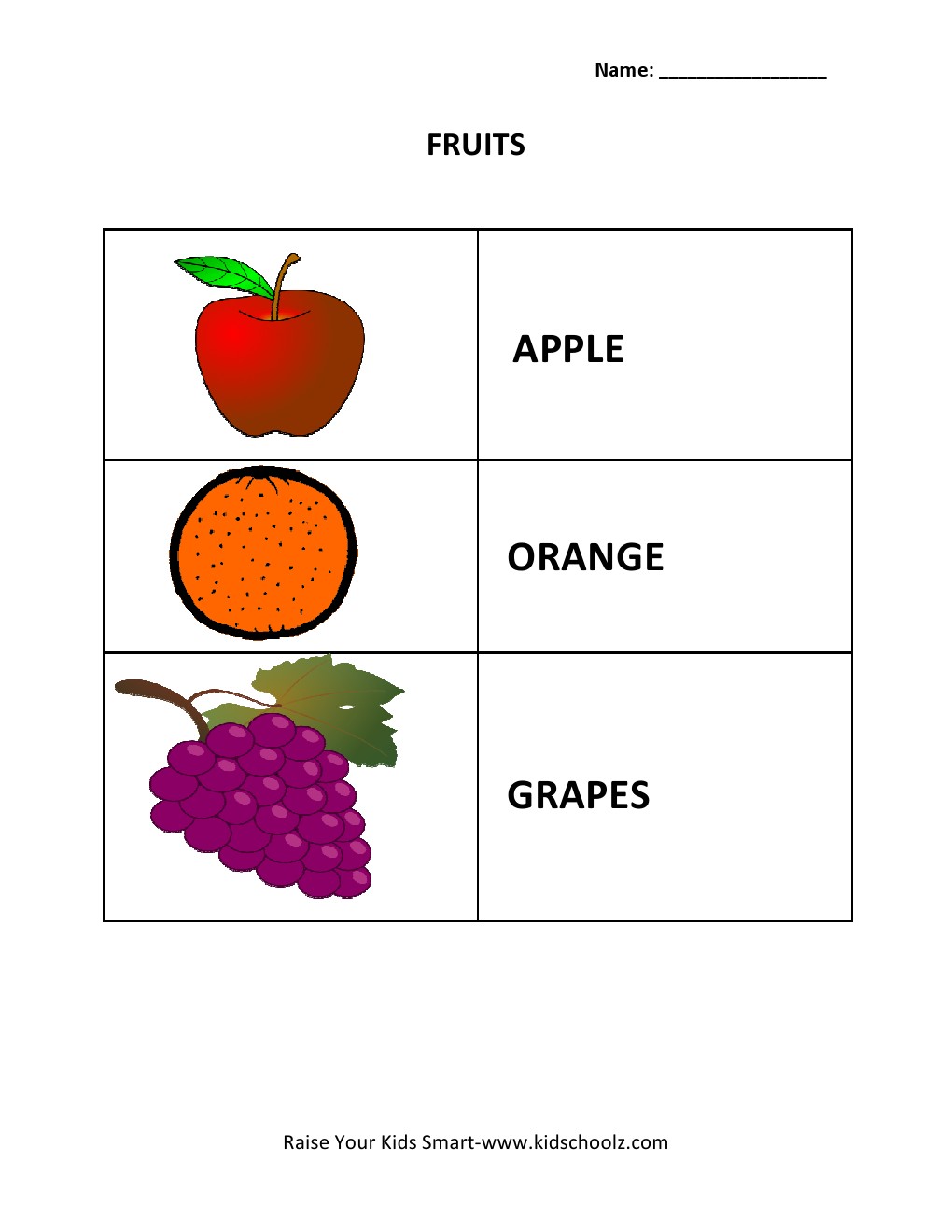 Learning Worksheets