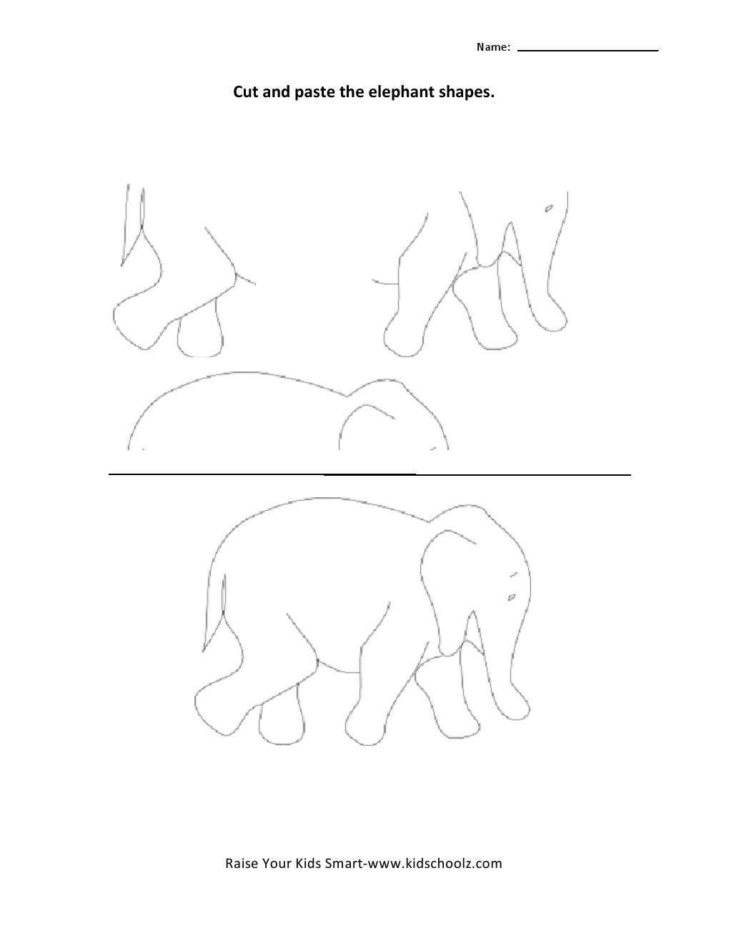 Grade 2 - Cut and Paste Activity Worksheets