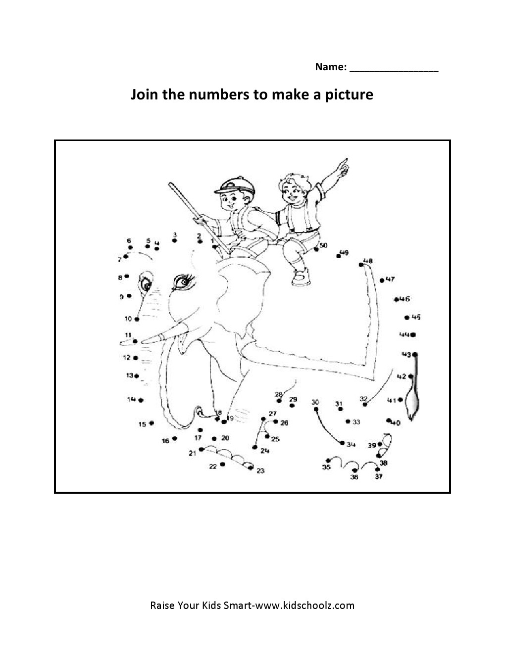 Grade 2 - Numbers Joining Worksheets