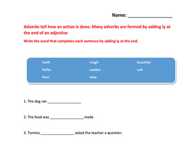 activity sheets for grade 4 english